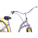 Mestský bicykel 28" Kozbike (K53) 1s Sivo-žltý 18"